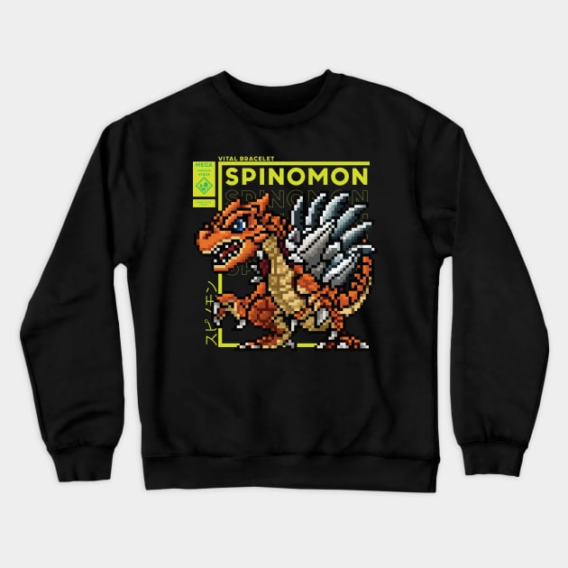 digimon vb spinomon Crewneck Sweatshirt by DeeMON